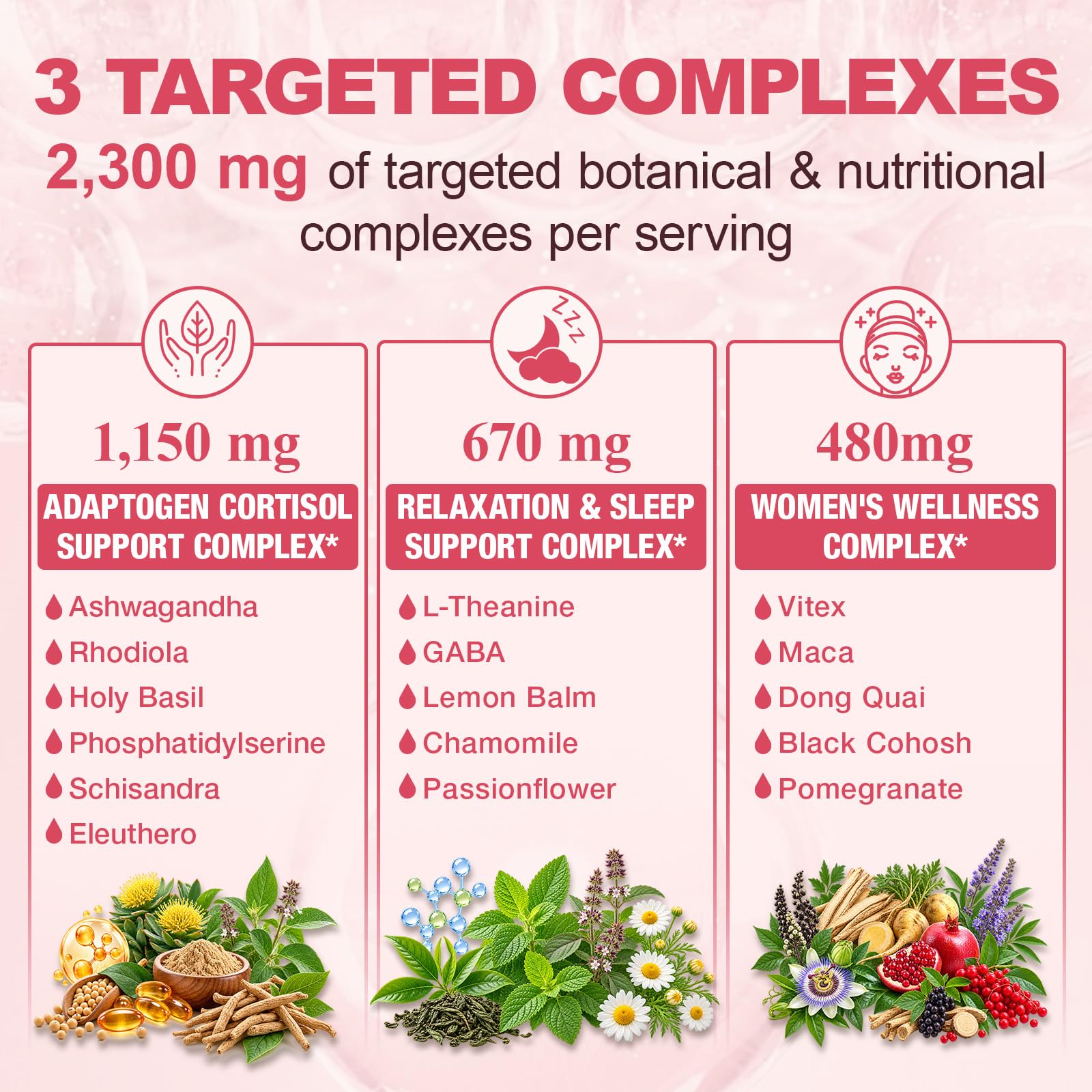 Vesmeris Cortisol Supplements for Women gummies on a wooden table