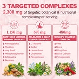 Vesmeris Cortisol Supplements for Women gummies on a wooden table