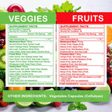 Vespecial vegetable capsules bottle with label details