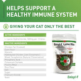 Vetoquinol L-Lysine supplement for cats chicken liver flavour chews