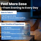 VEV Magnesium Complex 300mg capsules in a hand