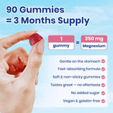 VEV Magnesium Complex Gummies in a hand