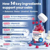 VEV Magnesium Complex Gummies with Ashwagandha and L-Theanine