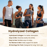 VEV Multi Collagen Peptides Powder mixed in a smoothie