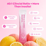 Vevoec B8 (Inositol) supplement box showing multiple packets