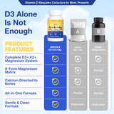 Vevoec Vitamin D3 K2 Magnesium Supplement 5000 IU capsule close-up