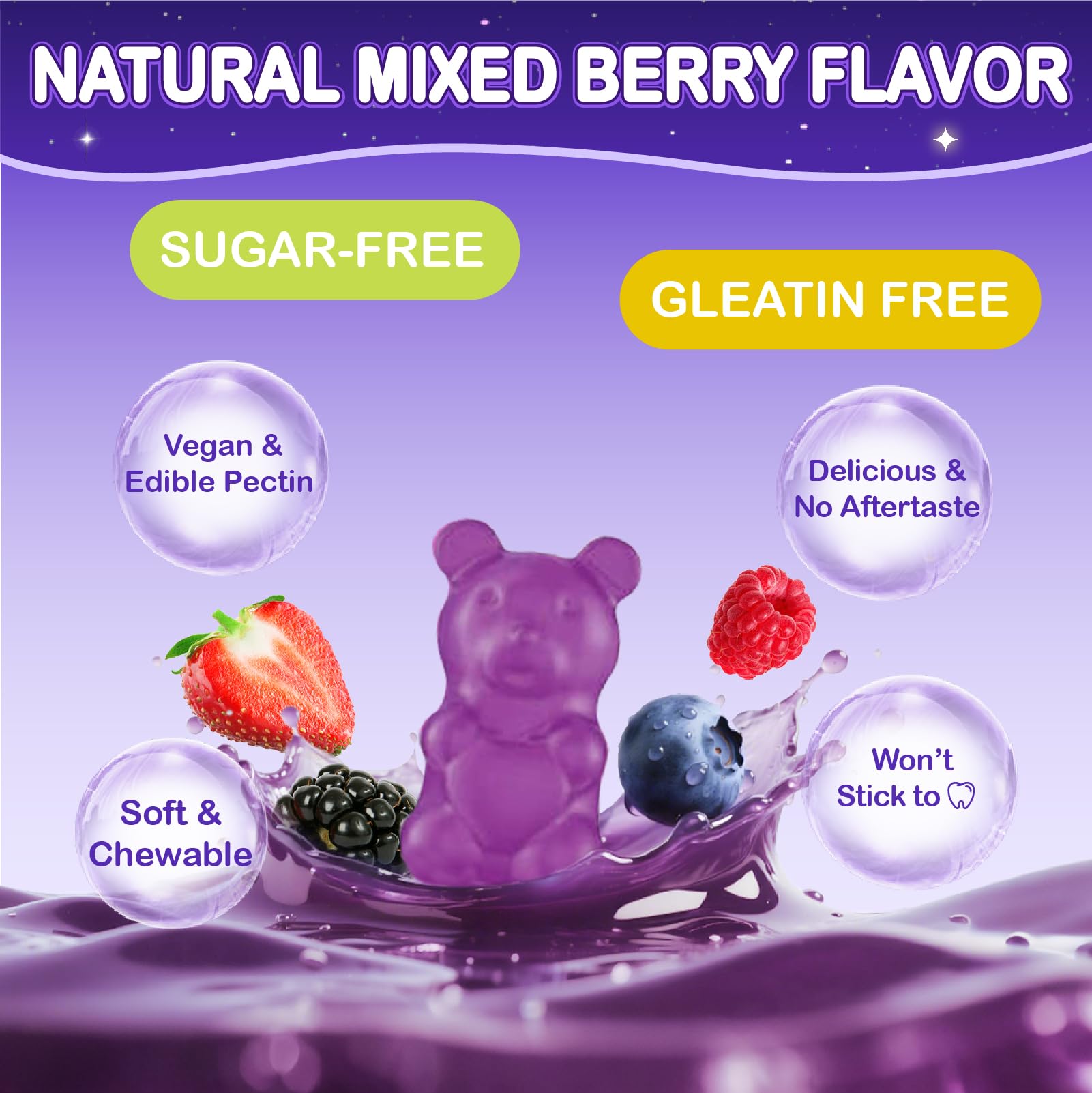 Veyttisy Magnesium Glycinate Gummies in a child's hand