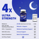 Veyttisy Melatonin Gummies 20mg showing easy-to-chew texture