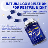 Veyttisy Melatonin Gummies 20mg with natural ingredients background