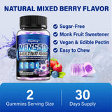 Veyttisy Men's Multivitamin Gummies 50+ gummies in a hand