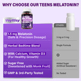 Veyttisy Teens Melatonin Gummies lifestyle shot with teens studying