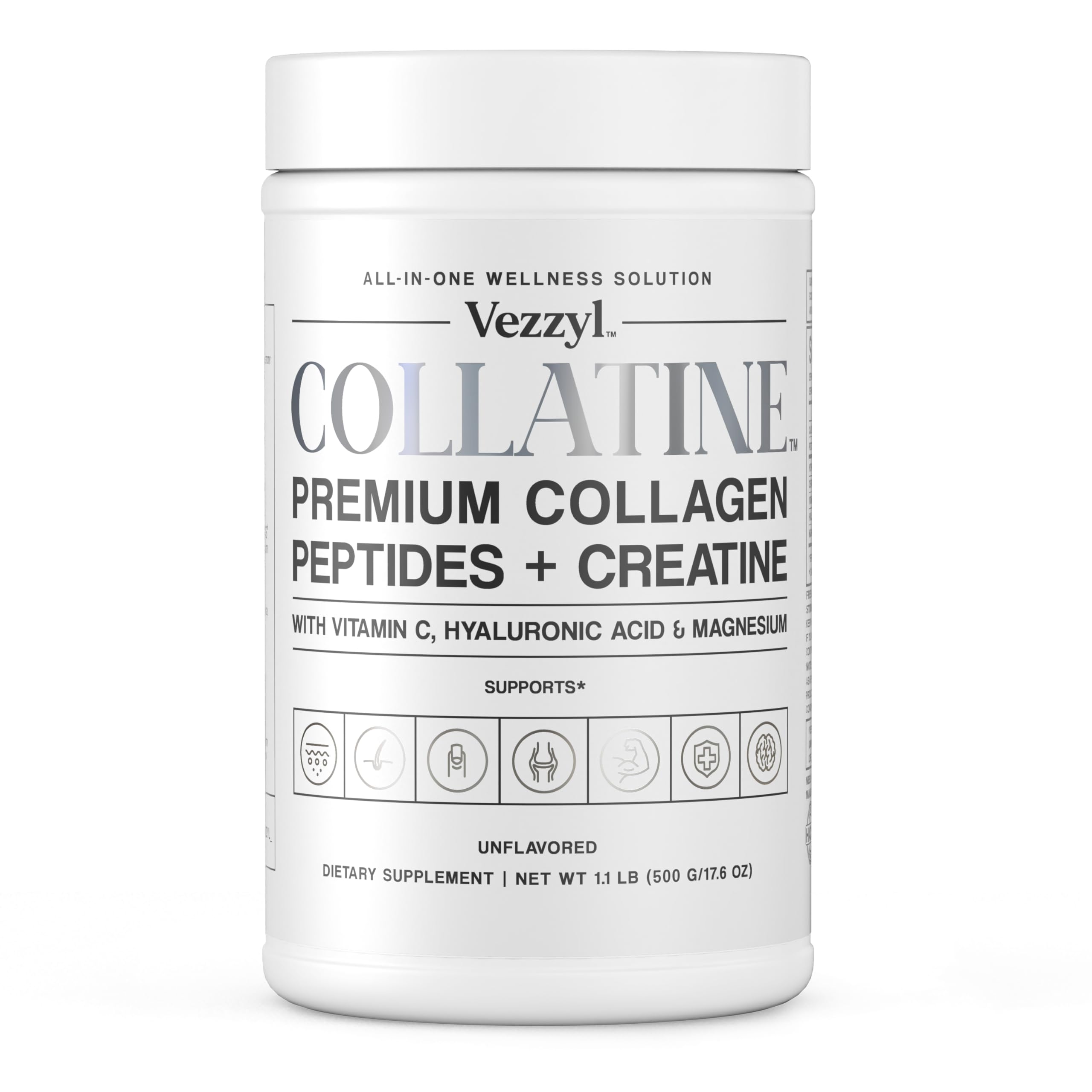 Vezzyl Collagen Supplement 600g front view