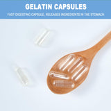 VGTPC Empty Gelatin Capsules Size 00 close-up of individual capsules