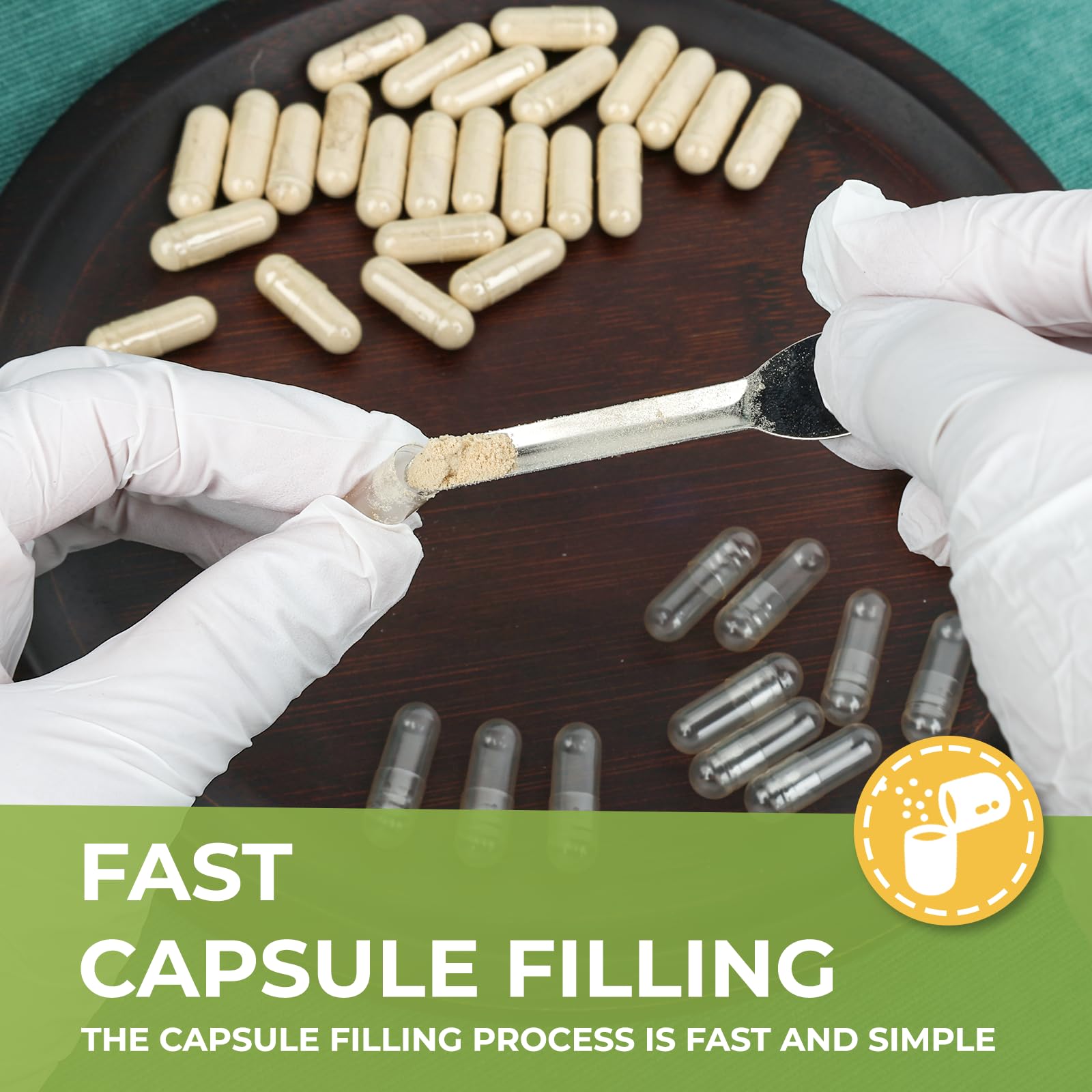 VGTPC Empty Vegetarian Capsules Size 00 close-up