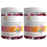 vH essentials Probiotic Gummies front view with 120 count