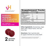 vH essentials Probiotic Gummies on a wooden table