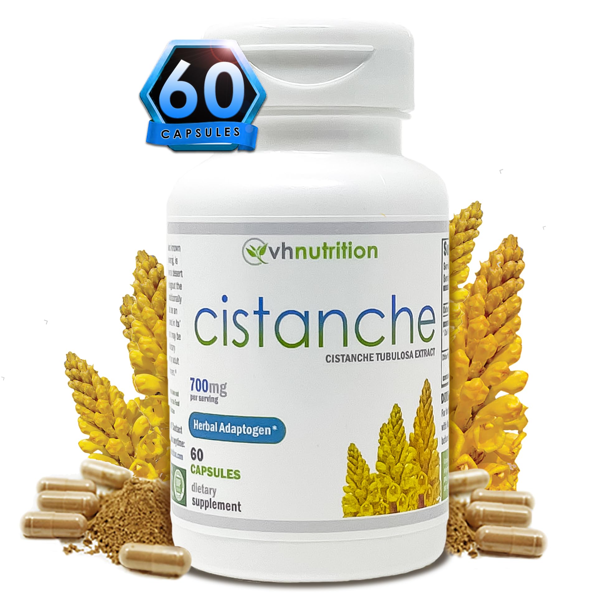 VH Nutrition Cistanche Mushroom Extract front view packaging