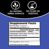 VH Nutrition Tranquilex Kava Kava Supplement ingredients list