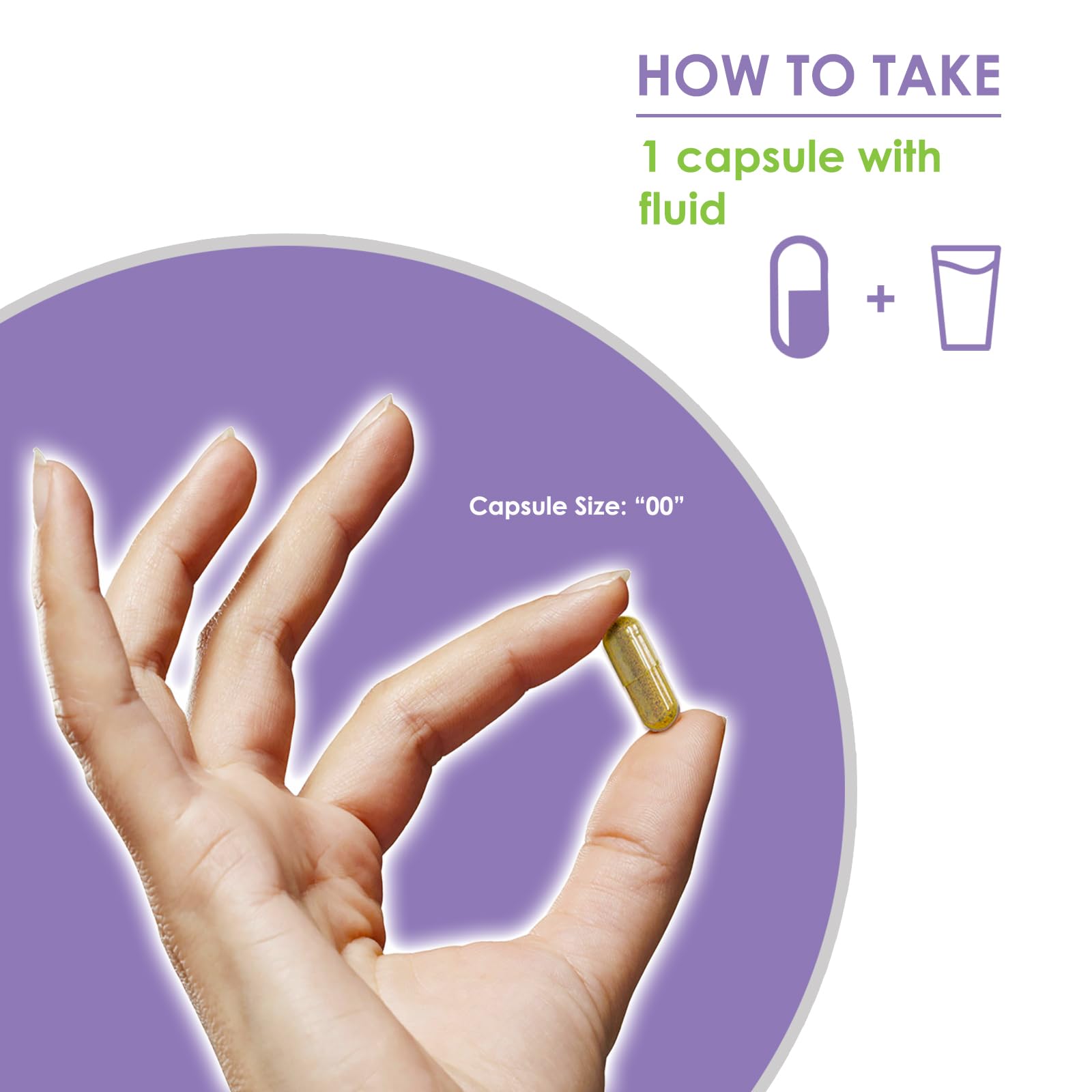 VH Nutrition VITEX+ Chasteberry Supplement capsules in a hand