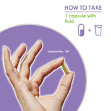 VH Nutrition VITEX+ Chasteberry Supplement capsules in a hand