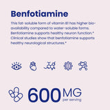 VHC Benfotiamine 600mg supplement side view showing capsule
