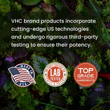 VHC Benfotiamine 600mg supplement with a measuring spoon