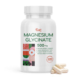 VHC Magnesium Glycinate 500mg bottle front view