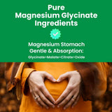 VHC Magnesium Glycinate bottle with label details