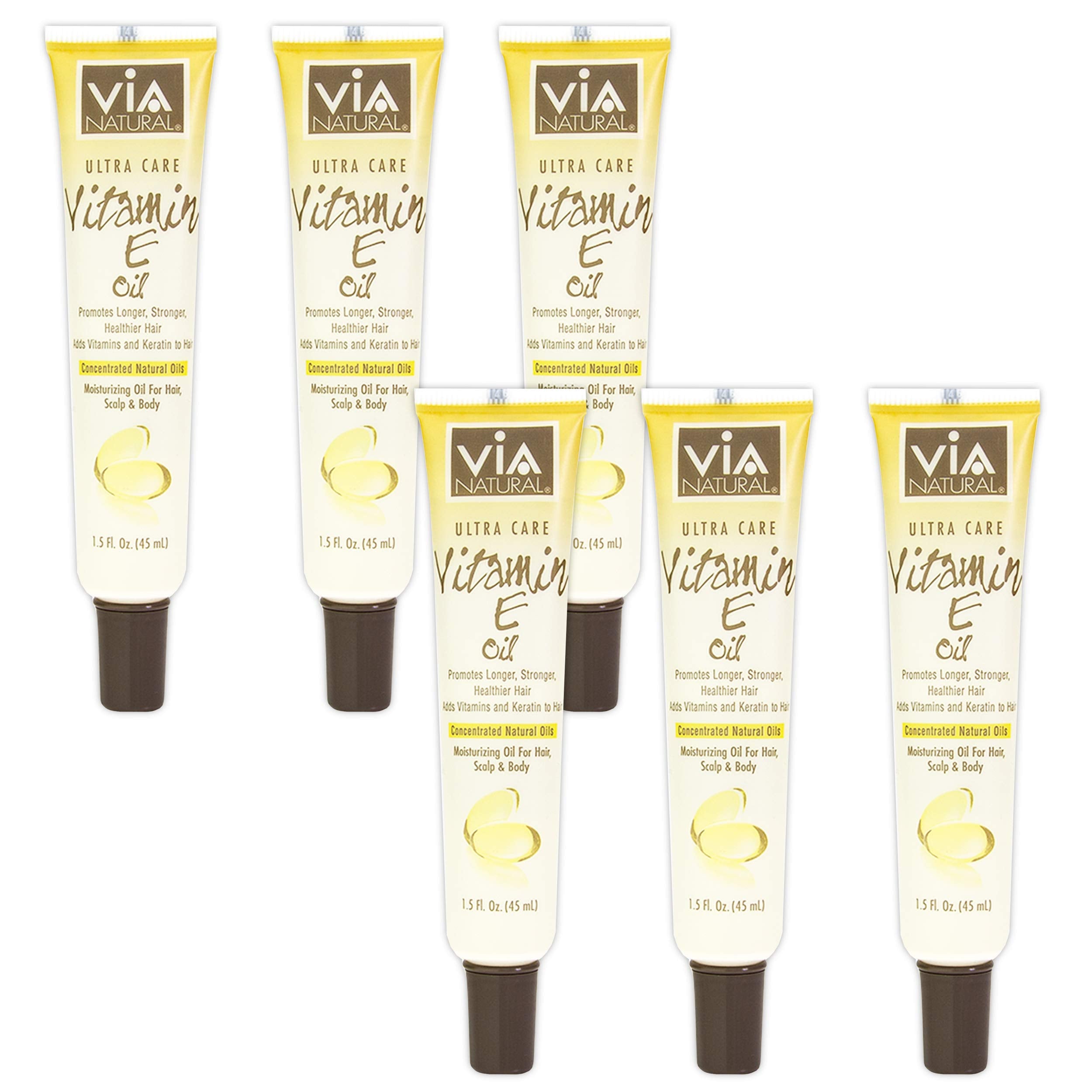 Via Natural Ultra Care Oil Vitamin E 1.5oz front view