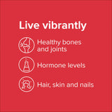 Vibrant Health Boron Supplement 58g opened with capsules visible
