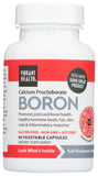 Vibrant Health Boron Supplement 58g packaging on a wooden table