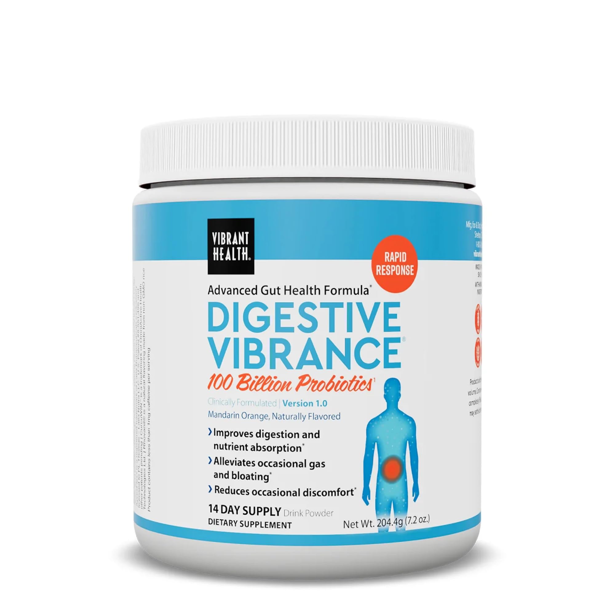 Vibrant Health daily Vibrance probiotic supplement front view