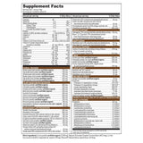 Vibrant Health Probiotic Powder 454g side view showing nutritional information