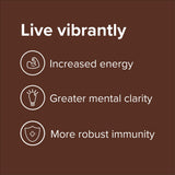 Vibrant Health Probiotic Powder 454g with ingredients displayed