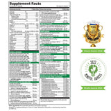 Vibrant Health Spirulina Capsules side view showing capsule count