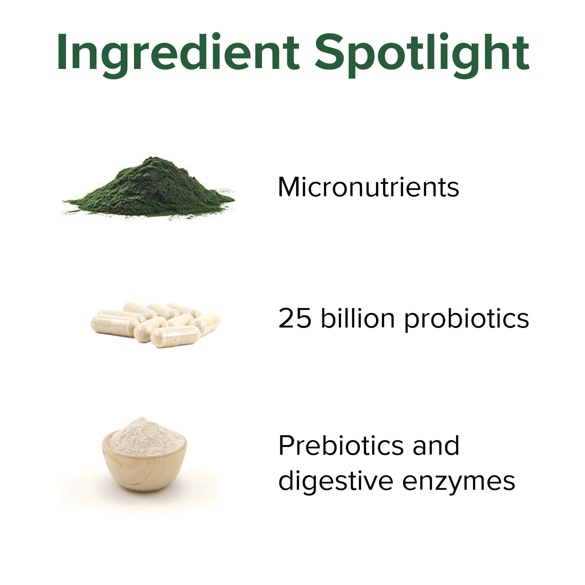 Vibrant Health Spirulina Superfood Packets opened