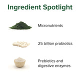 Vibrant Health Spirulina Superfood Packets opened