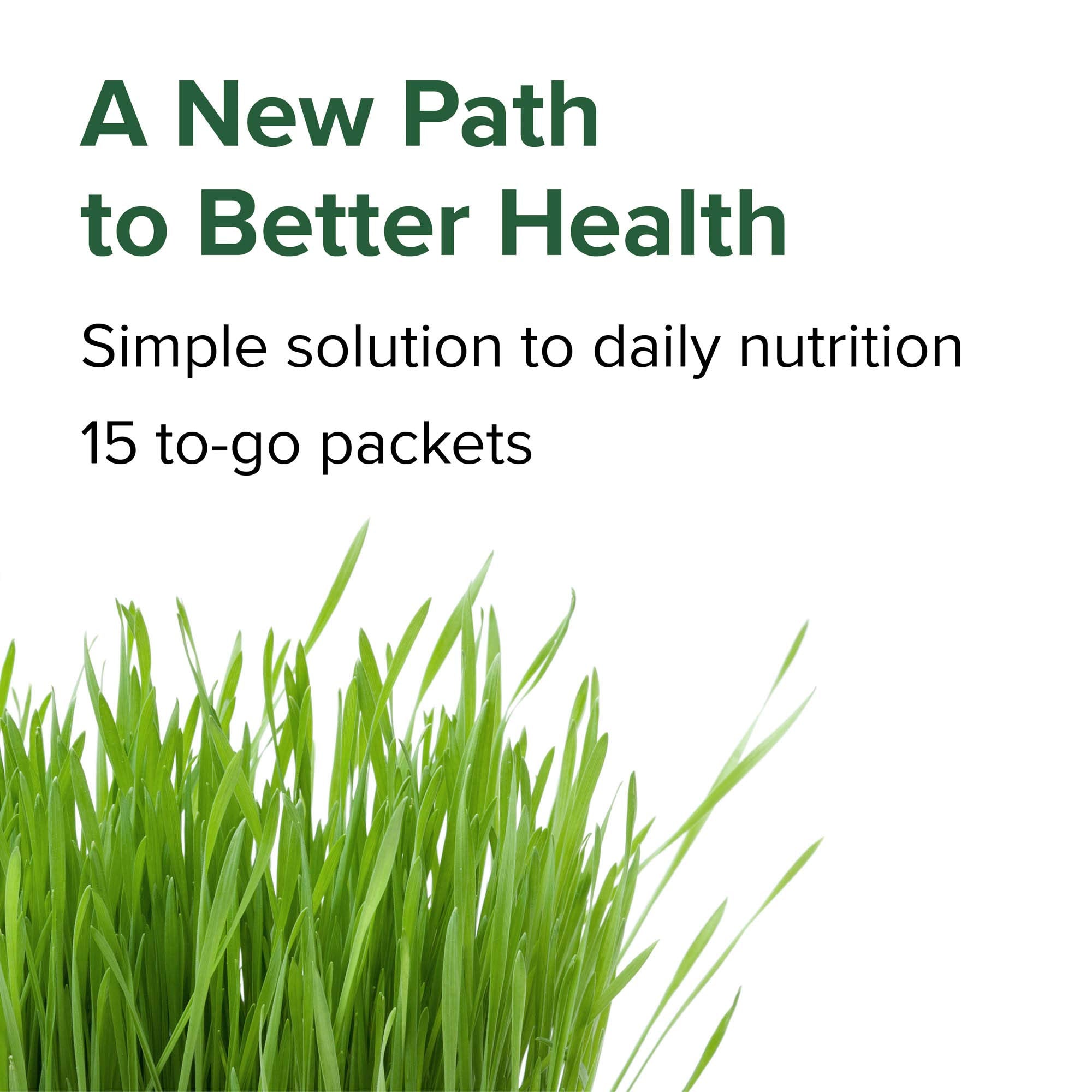 Vibrant Health Spirulina Superfood Packets side view