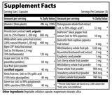 Vibrant Health Super Natural C vitamin C complex side view