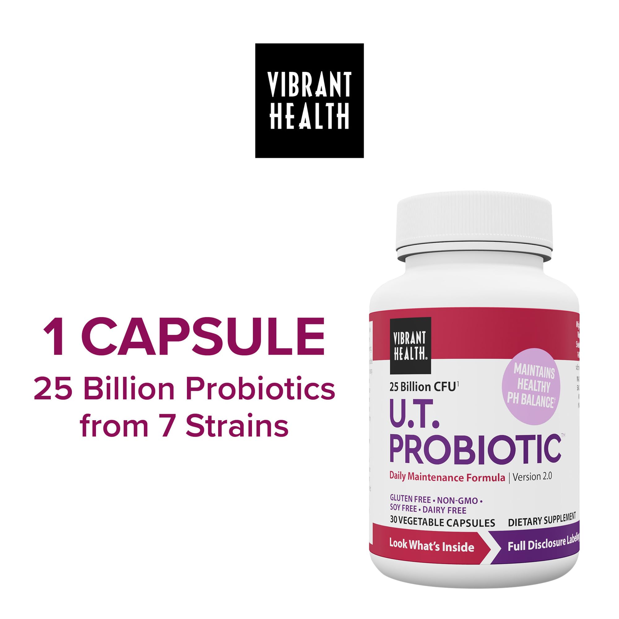 Vibrant Health U.T. Probiotic cranberry extract illustration
