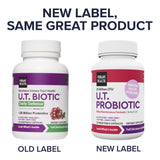 Vibrant Health U.T. Probiotic ingredients list on packaging