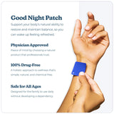 Vibrants Good Night Patch showing individual patch design