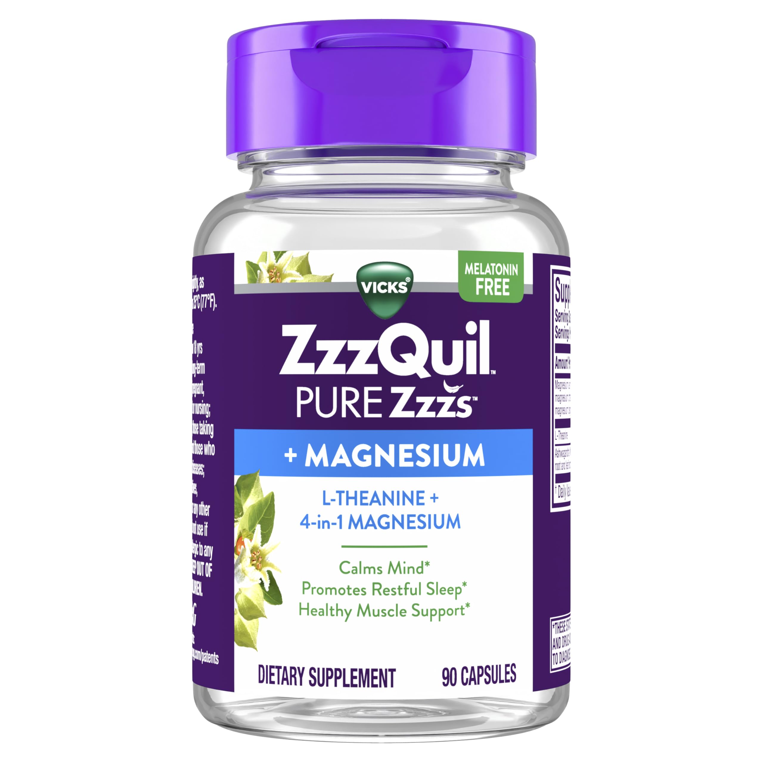 Vicks ZzzQuil PURE Zzzs +Magnesium Capsules lifestyle scene