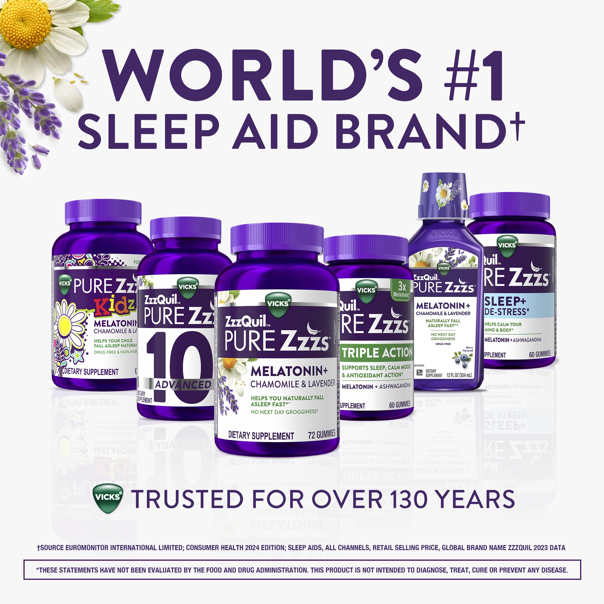 Vicks ZzzQuil PURE Zzzs +Magnesium Capsules opened bottle