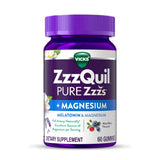 Vicks ZzzQuil PURE Zzzs + Magnesium Gummies front view