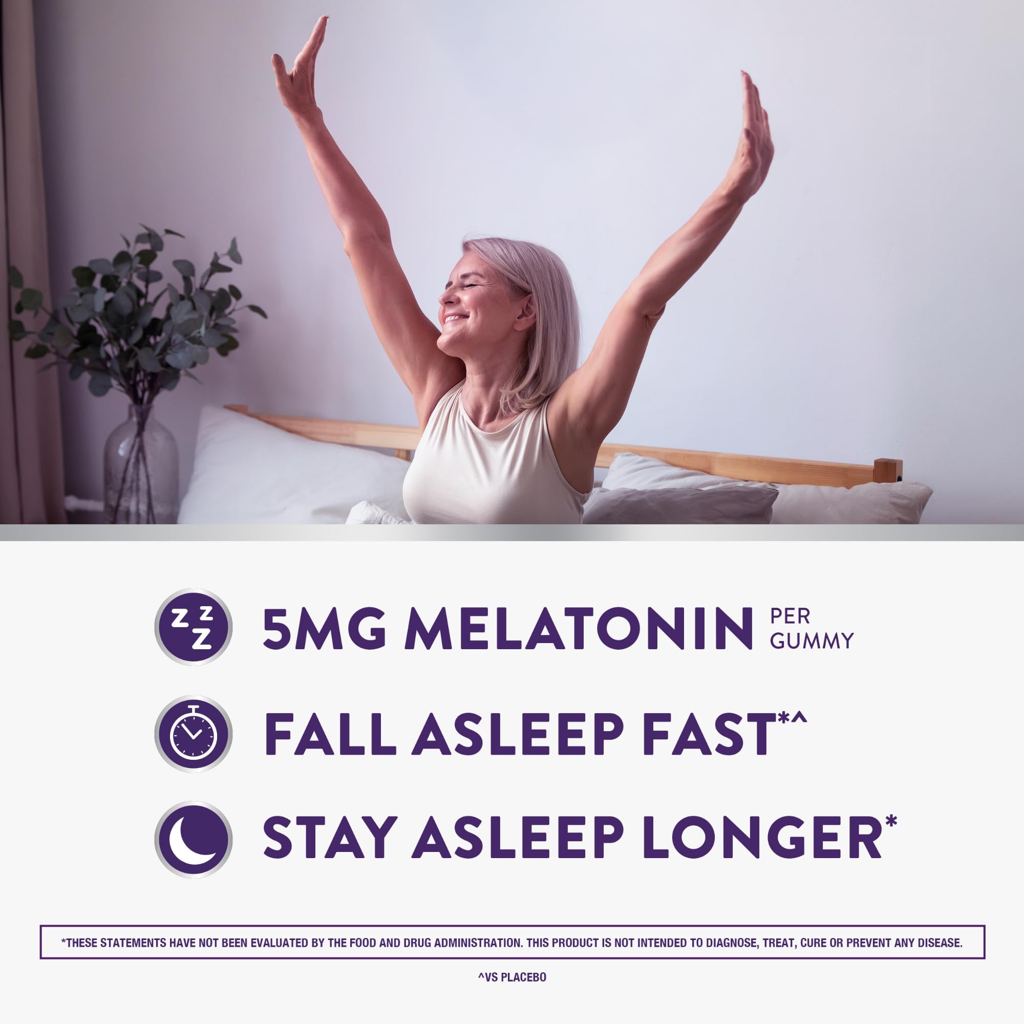 Vicks ZzzQuil PURE Zzzs Melatonin Gummies 5mg packaging