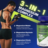 Vicwell Magnesium Supplement side view showing capsule details