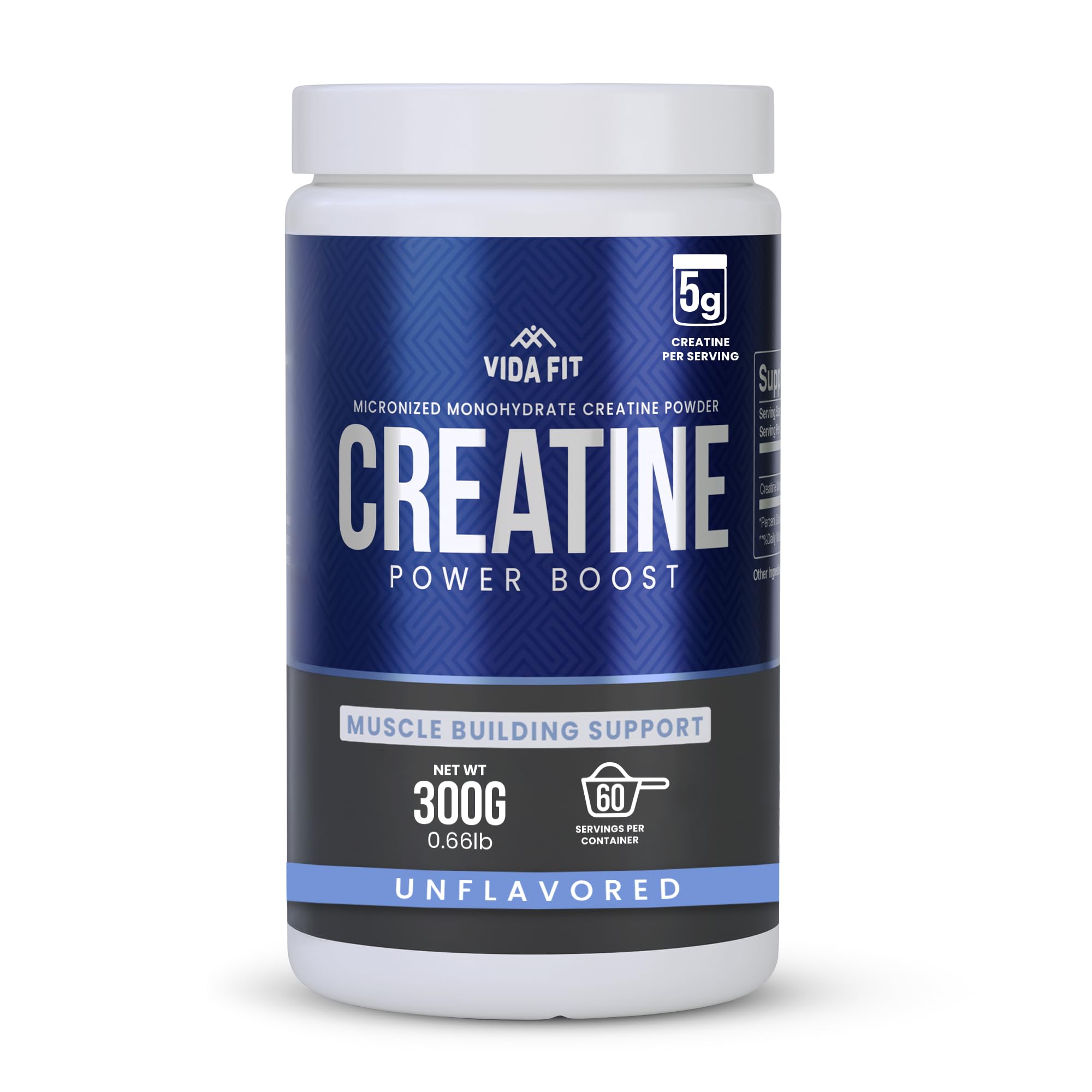 Vida Fit Creatine Monohydrate Powder 150g front view
