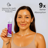 Vida Lifescience Liposomal Glutathione Supplement packet opened