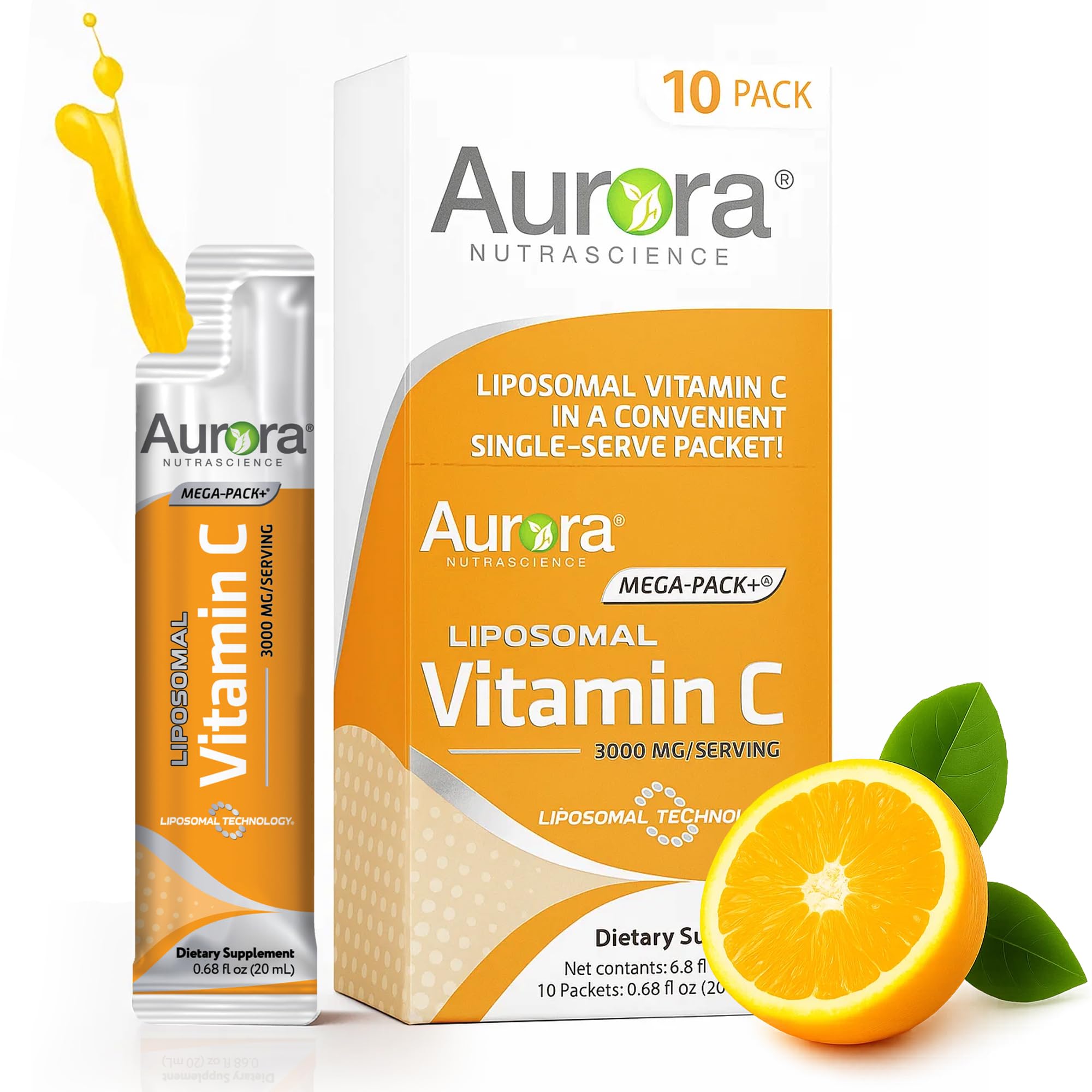 Vida Lifescience Liposomal Vitamin C 3000mg sachets front view